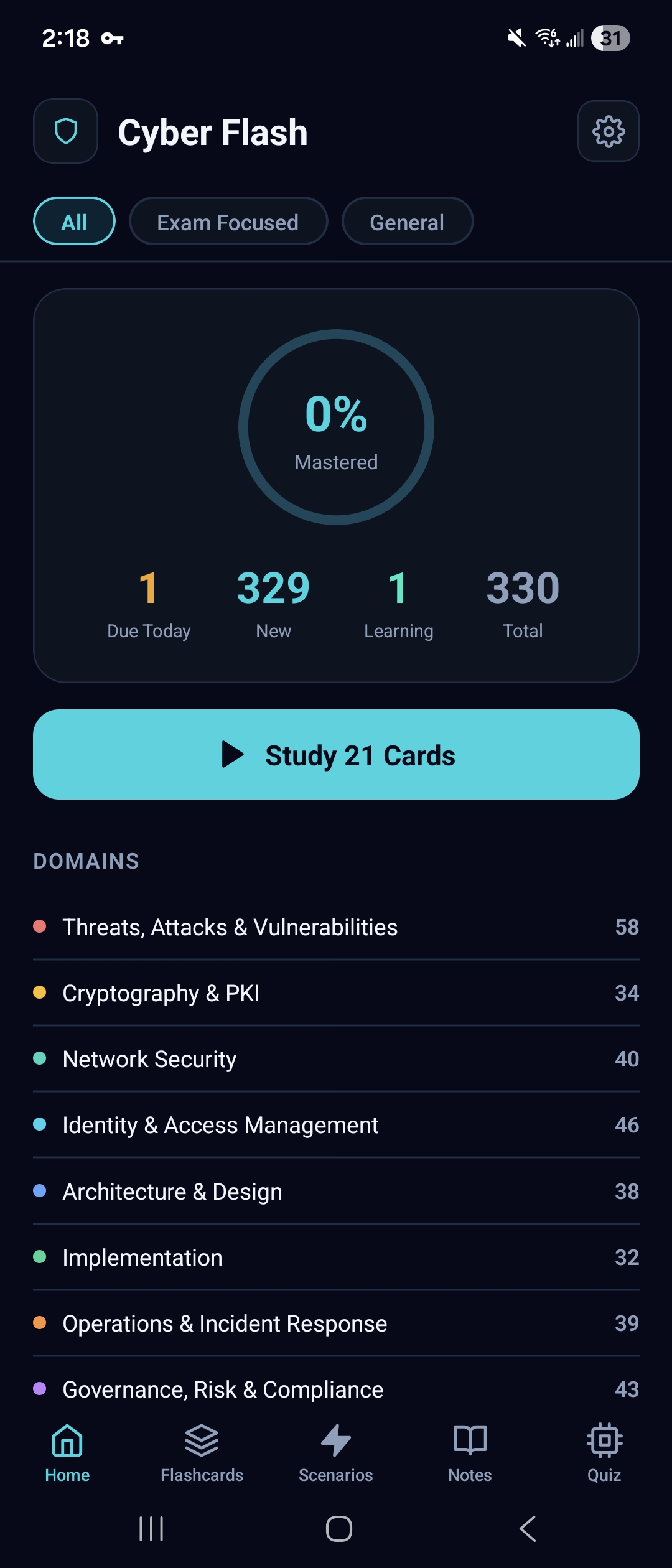 Home Dashboard